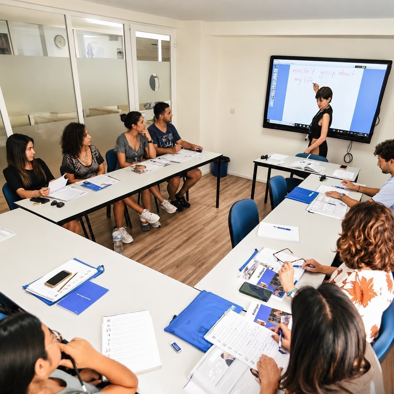 Interactive classroom session